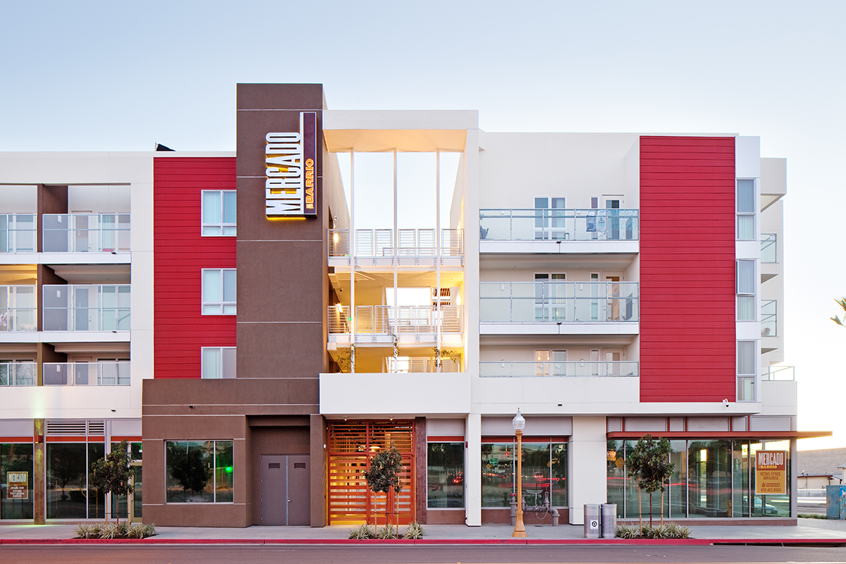 Mercado del Barrio in San Diego, CA by Safdie Rabines Architects