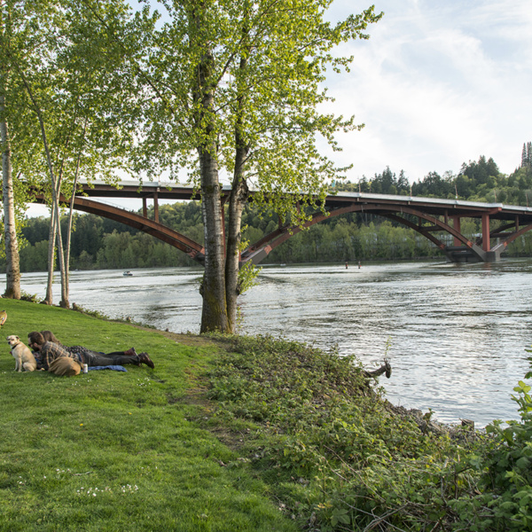 Sellwood Bridge in Portland, OR by Safdie Rabines Architects